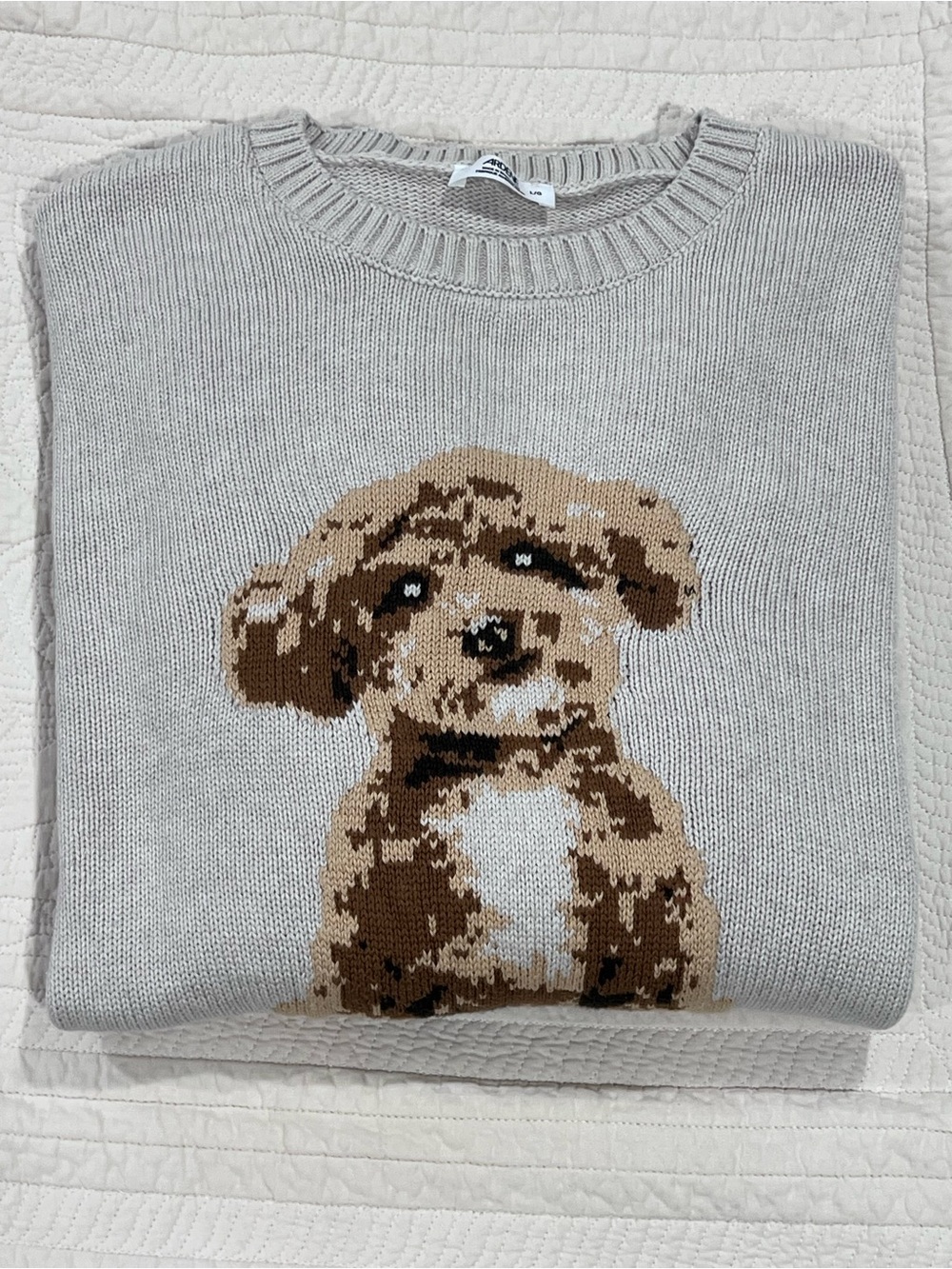 Doodle Dog Sweater 100% Cotton Oversized